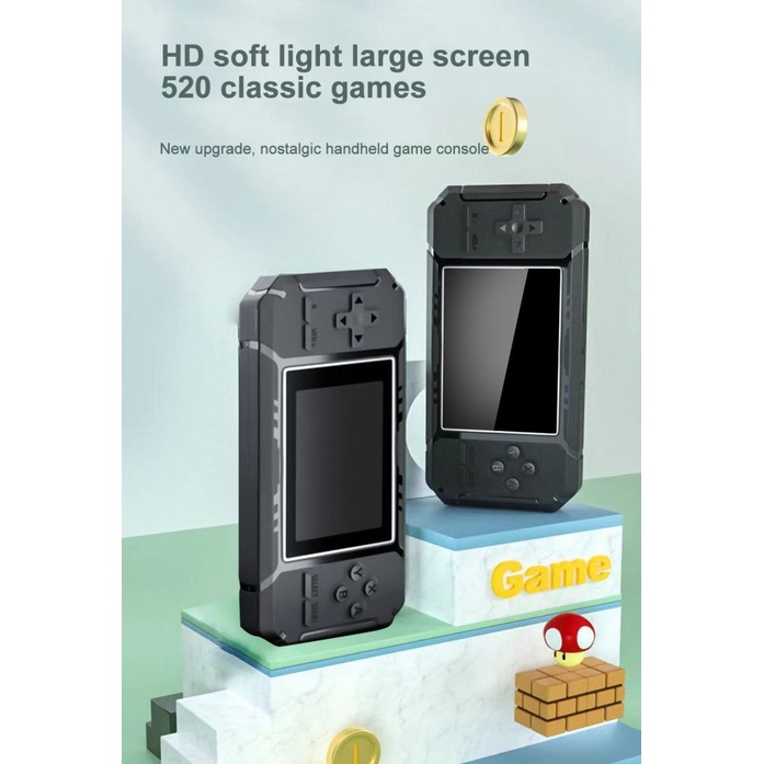 Còn Hàng Năm 520 Trong 1 Retro Video Máy Chơi Game Cầm Tay Game Người Chơi Di Động Bỏ Túi Tv Máy Chơi Game Av Ra Cầm Tay CẦU THỦ Trẻ Em Tặng Cá Tuyết