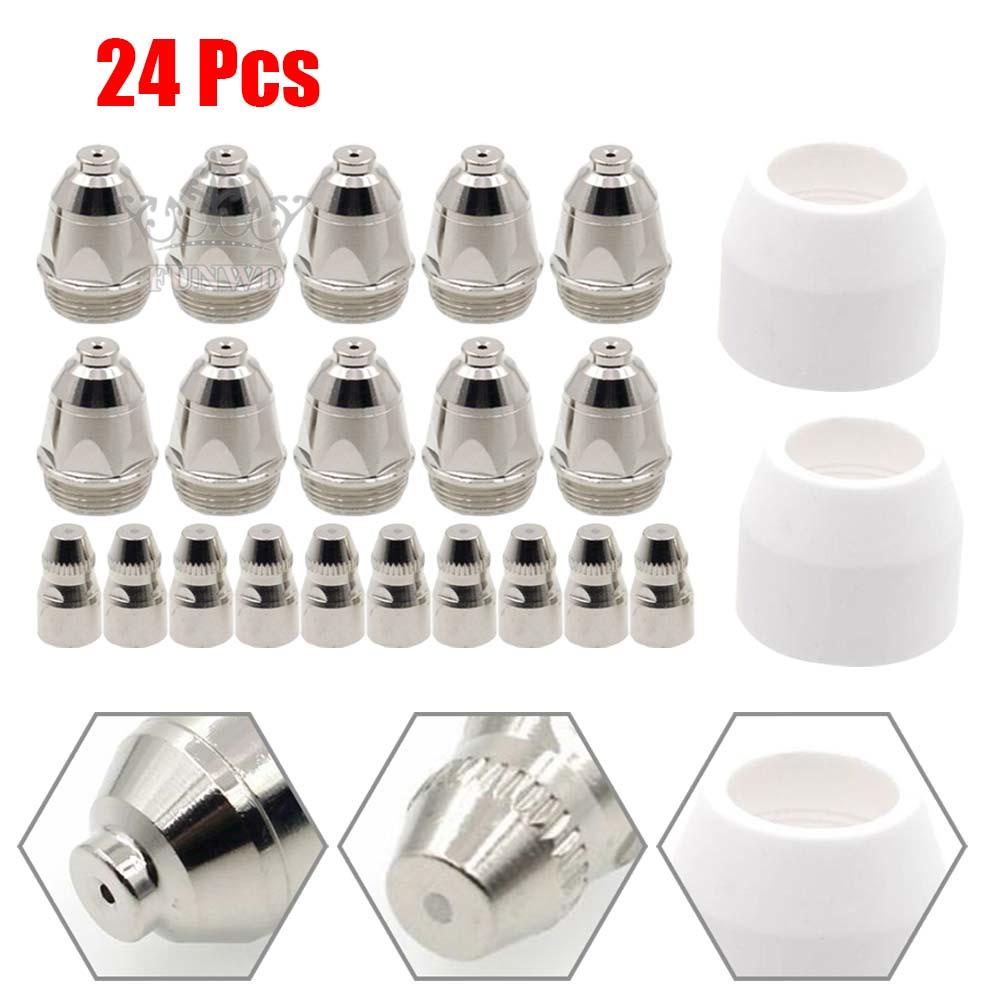 Set 24 Đầu Thay Thế Cho Máy Cắt Plasma P80 Lotos Llp8000 IGBT 80A Chuyên Dụng Mới