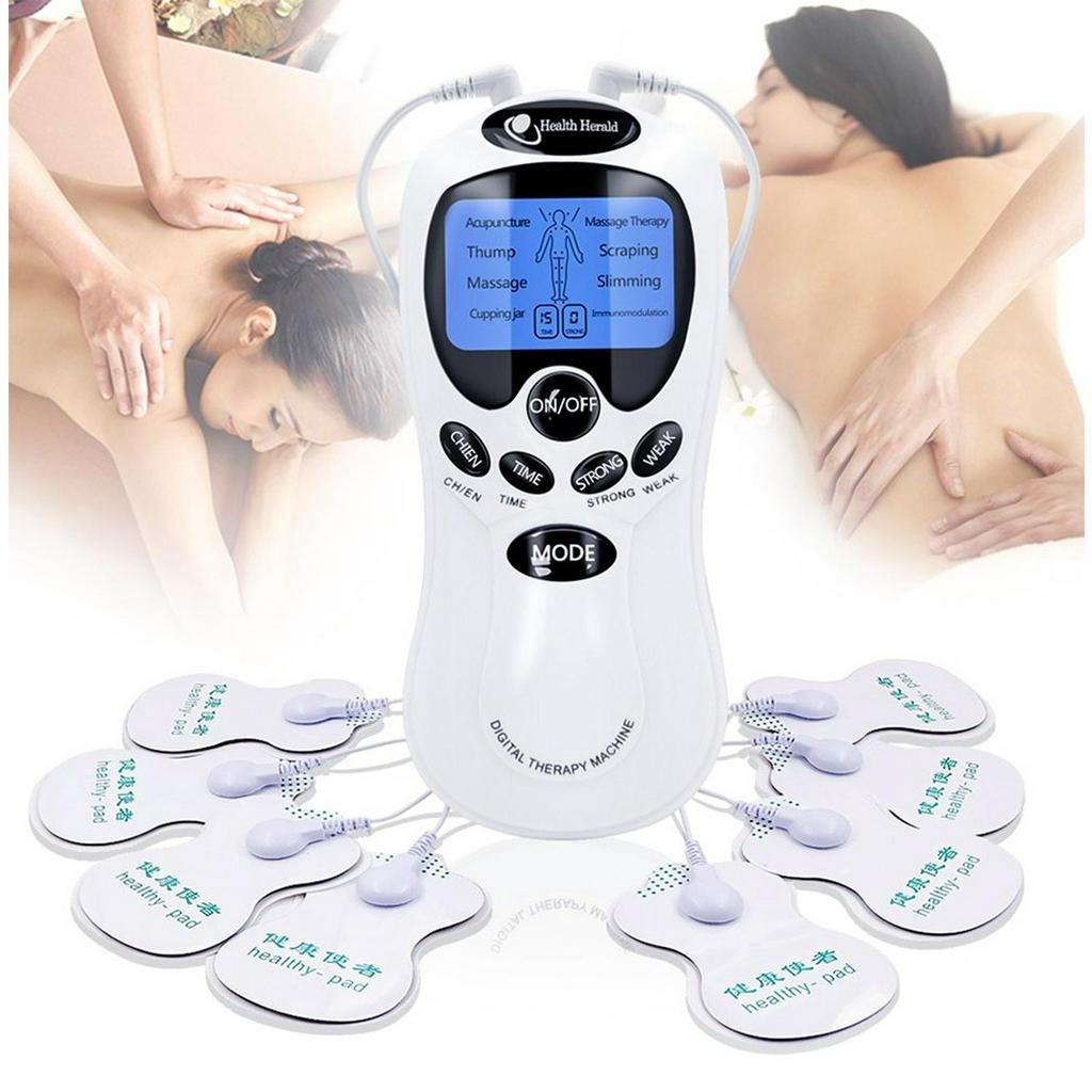 [Hàng mới về] Máy mát-xa toàn thân Salorie với 8 miếng dán chăm sóc sức khỏe