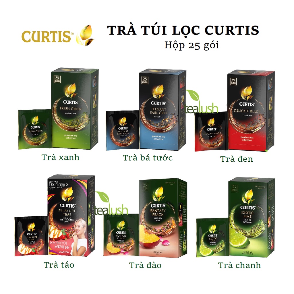 CURTIS - BST TRÀ TÚI LỌC HỘP 25 GÓI