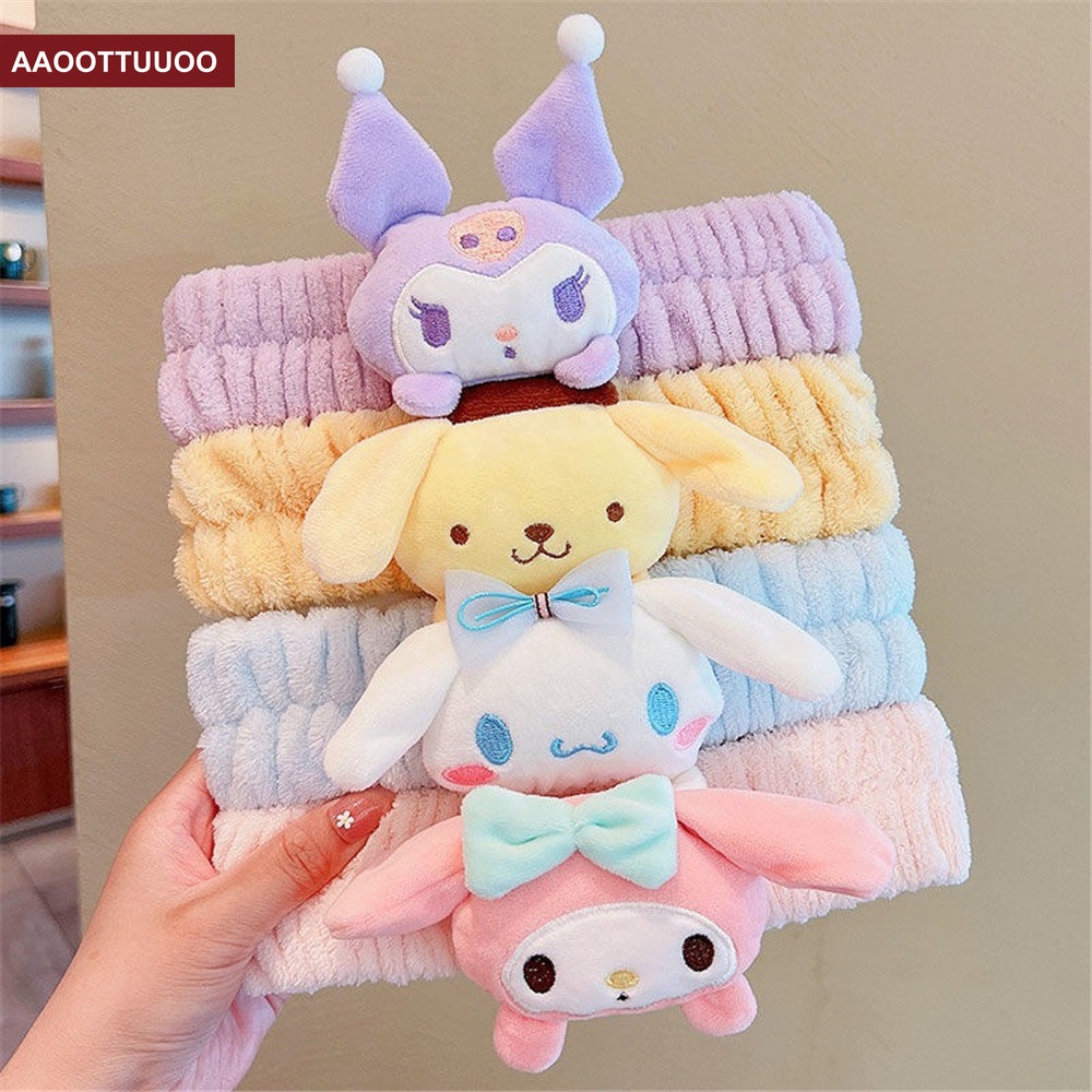 Băng Đô Cài Tóc Chống Trượt Hình Búp Bê Hoạt Hình Dễ Thương