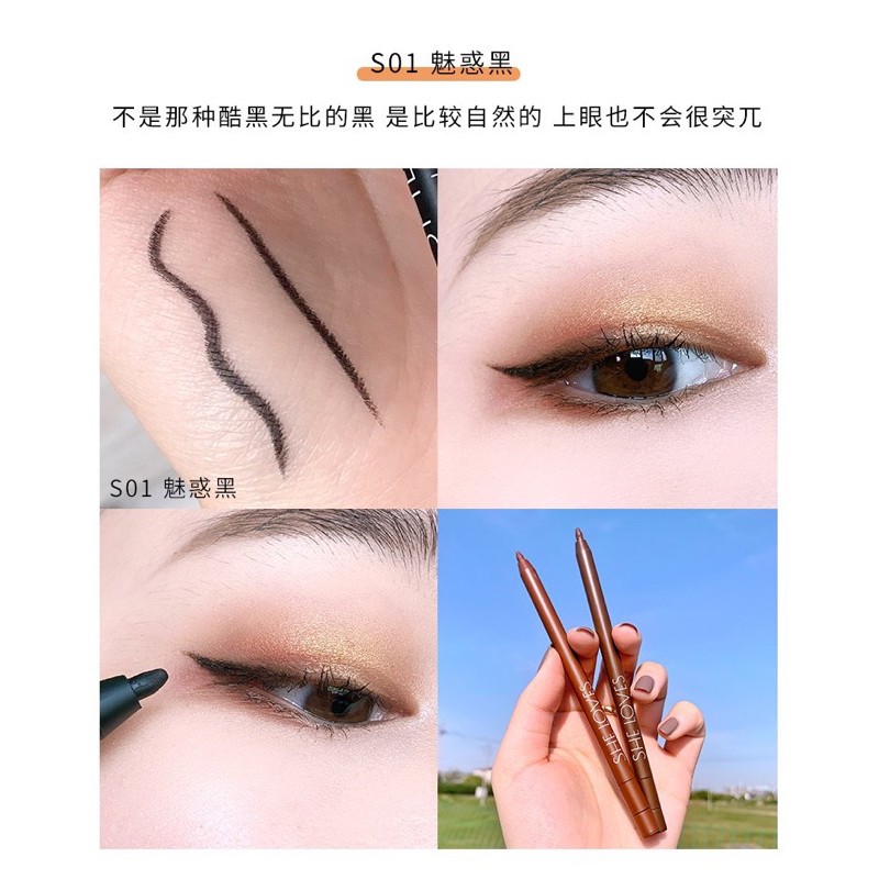 Chì Gel Kẻ Mắt Sáp Màu Nâu Mật Ong Chống Thấm Nước Waterproof Eyeliner | BigBuy360 - bigbuy360.vn