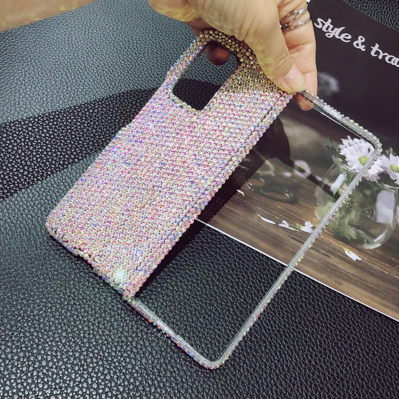 Ốp Điện Thoại Đính Kim Cương Lấp Lánh Sang Trọng Cho Samsung Galaxy Z Fold 3 4 5 Zflip 2 Galaxy Z Flip 3 4 5G