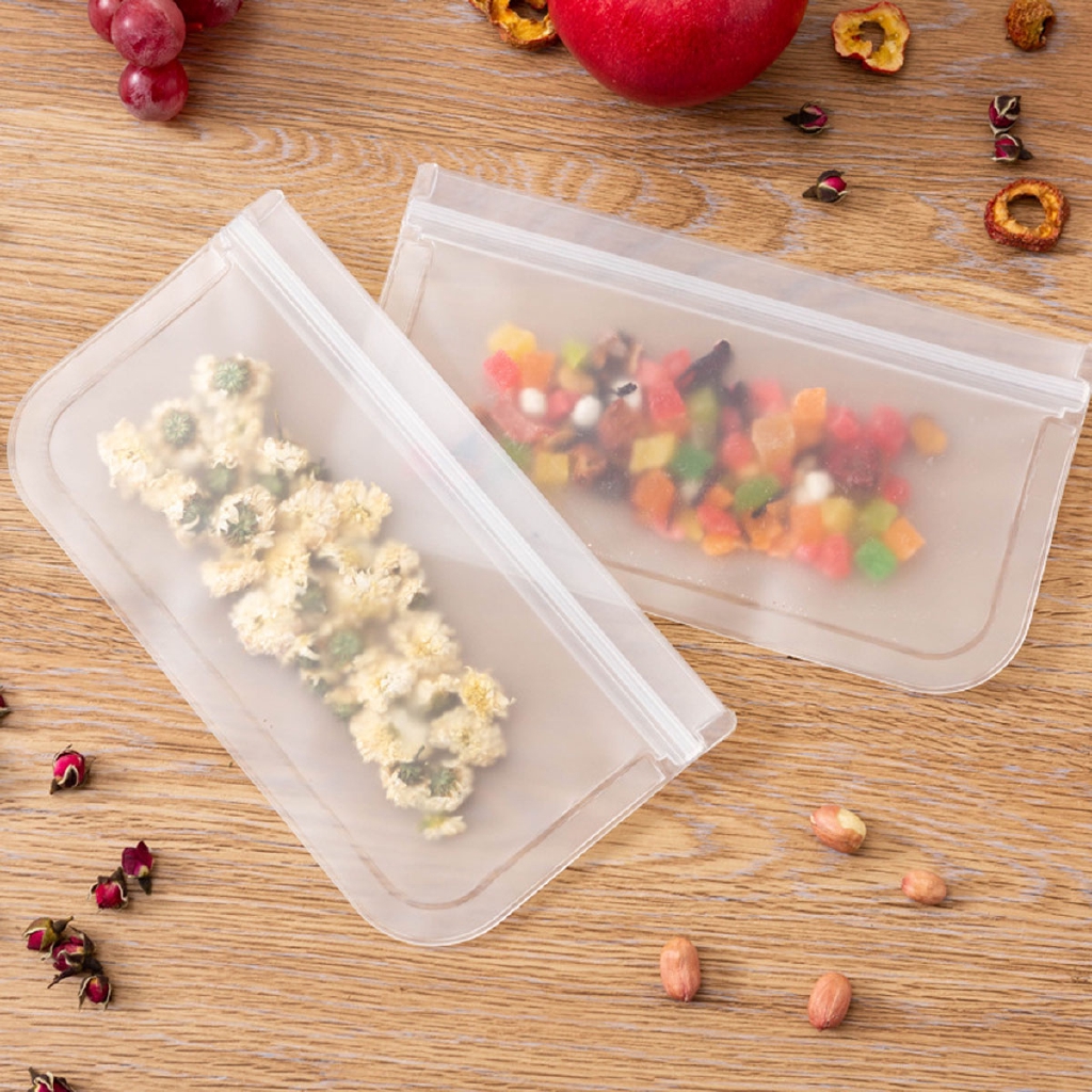 Túi Zip Đựng Thực Phẩm Bằng Silicon Tiện Lợi