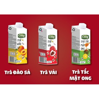 Lốc 4h- Trà trái cây Cozy 225ml