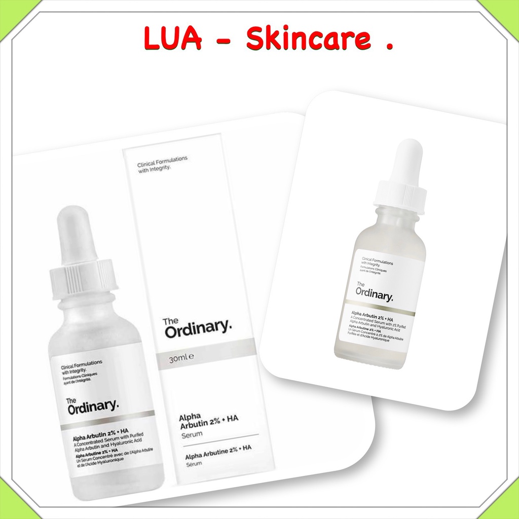Tinh chất dưỡng trắng Alpha Arbutin 2% + HA - The Ordinary