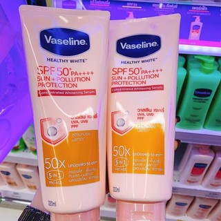 Sữa dưỡng thể trắng da Vaseline Healthy White Perfect Serum 50X 320ml