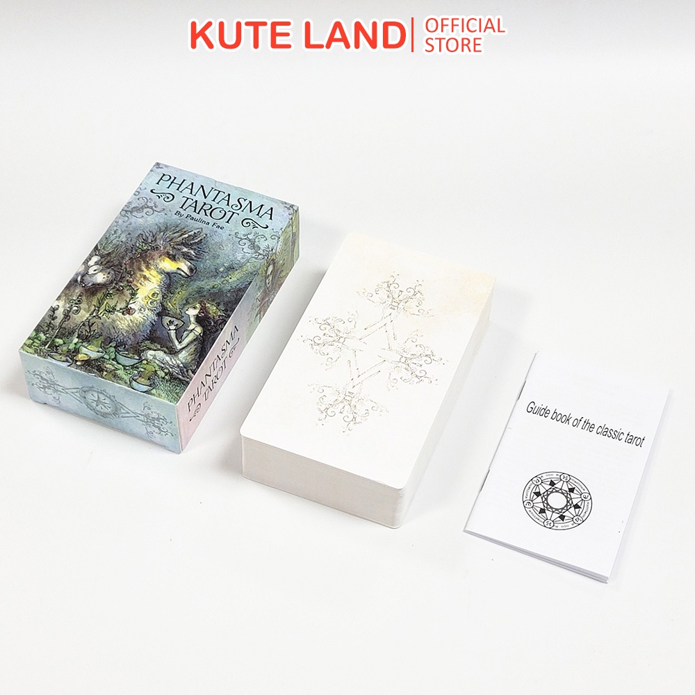 [Size Gốc] Bộ Bài The Phantasma Tarot 78 Lá Bài 7x12 Cm Tặng Đá Thanh Tẩy S78