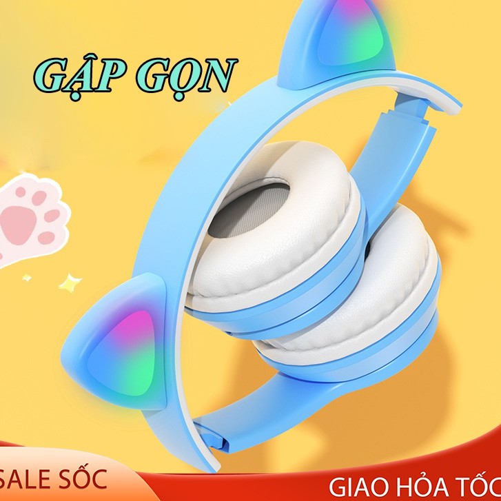 Tai Nghe Chụp tai Mèo Bluetooth P47 ST71 Headphone Dễ Thương Có Mic,Âm Bass Căng Phụ kiện Thiên hoàng . | BigBuy360 - bigbuy360.vn