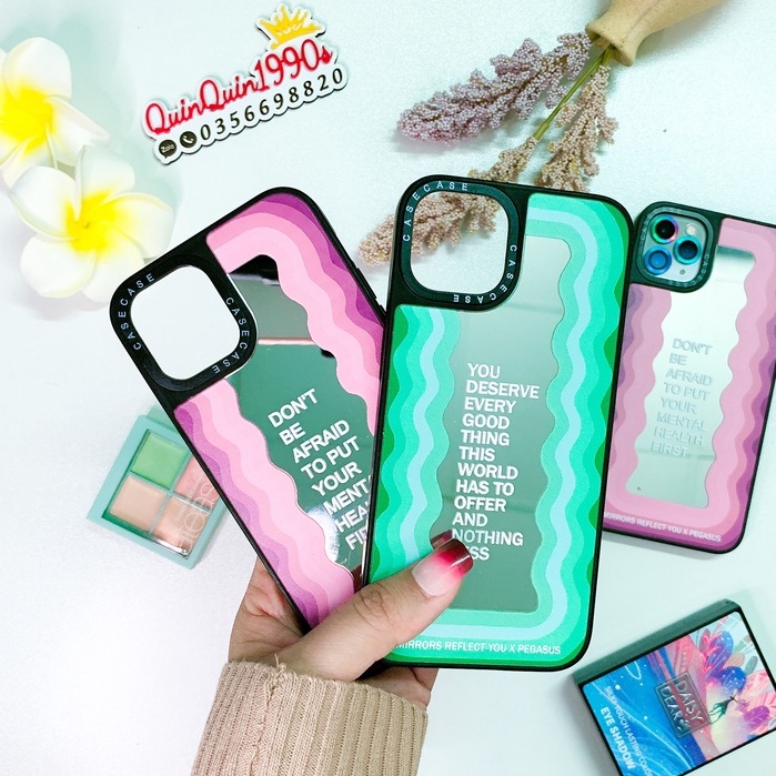 Case vỏ ốp lưng điện thoại Iphone tráng gương (IP) X/Xs/Xsm/11/11Pro/11ProMax/12/12Pro/12ProMax/13/13Pro/13ProMax
