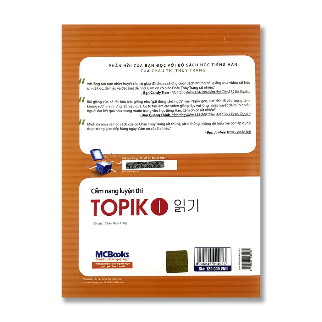 Sách Cẩm nang luyện thi Topik (Combo 2 cuốn, lẻ tùy chọn) | BigBuy360 - bigbuy360.vn