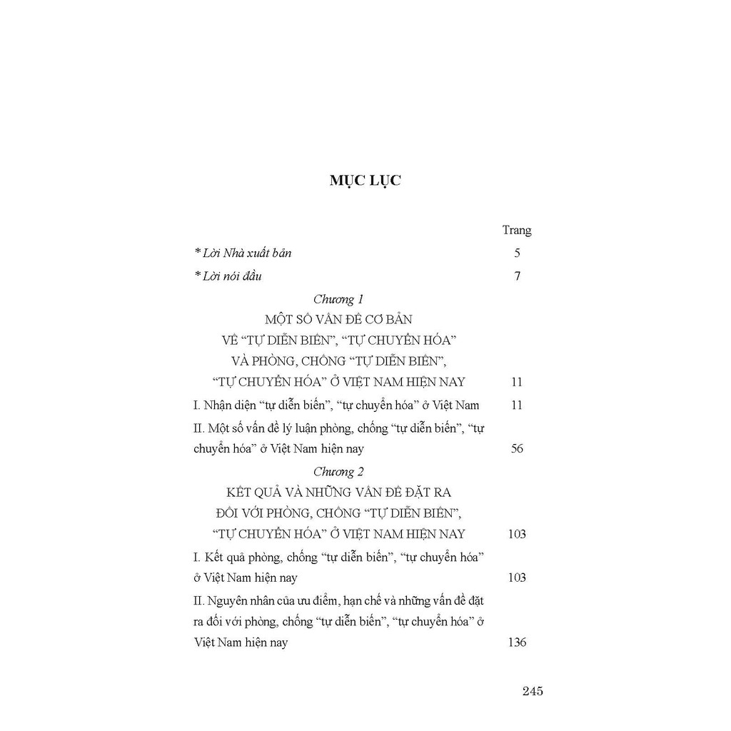 Sách - Phòng, Chống "Tự Diễn Biến", "Tự Chuyển Hóa" Ở Việt Nam Hiện Nay | BigBuy360 - bigbuy360.vn