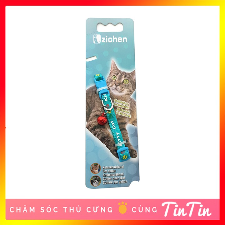 Vòng Cổ Gắn Chuông zichen Cho Chó Mèo Nhỏ Giá Rẻ bản 0.8 cm