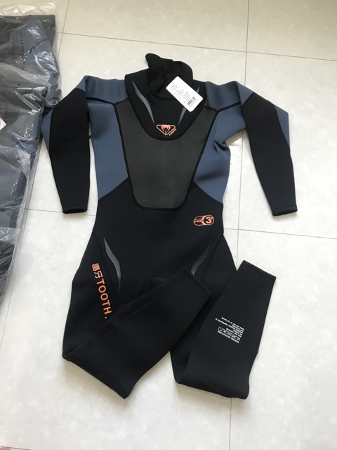 Đồ lặn nam 3mm chất cao su neoprene giữ nhiệt, cản gió, chống lạnh dành cho bơi lội, thợ lặn chuyên nghiệp