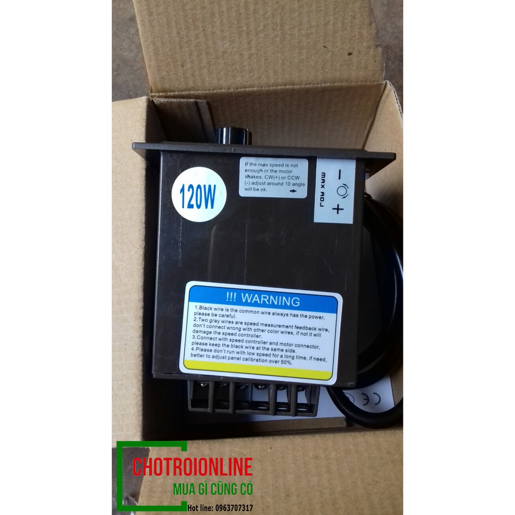 Bộ điều khiển tốc độ - Đảo chiều quay động cơ 120W - Speed Control