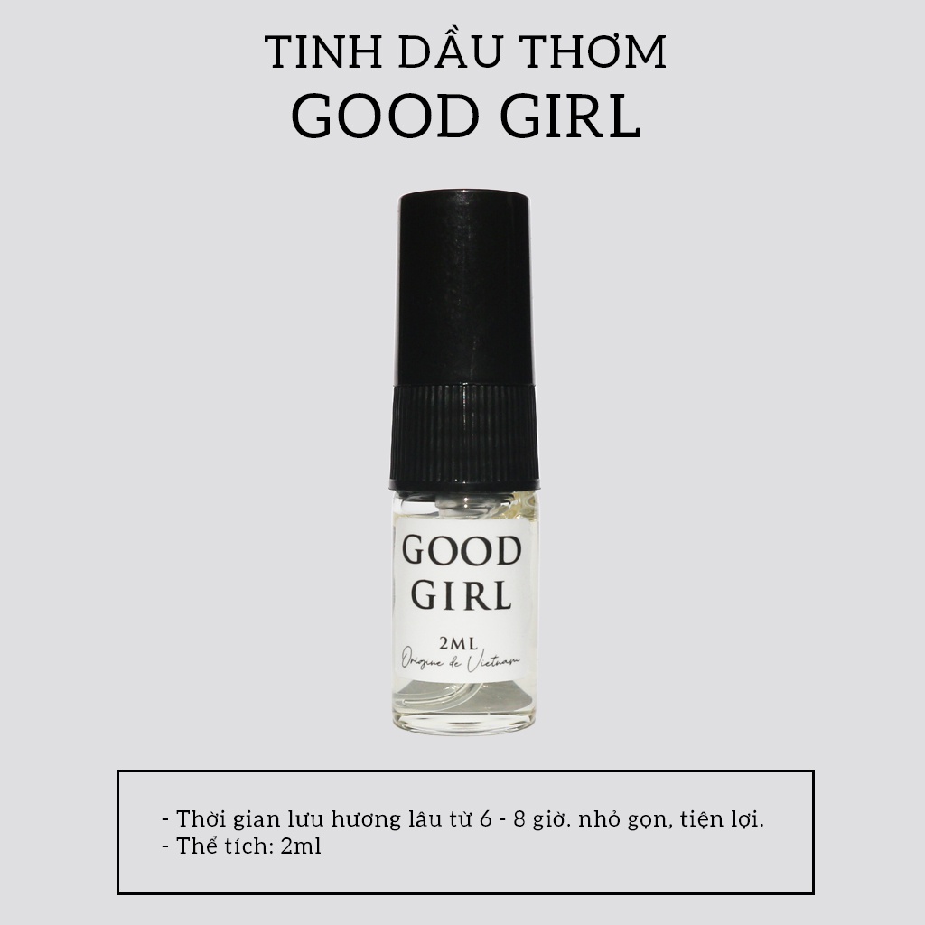 Tinh Dầu Thơm Code Deco Good Girl Cá Tính, Ngọt Ngào, Gợi Cảm 2ml