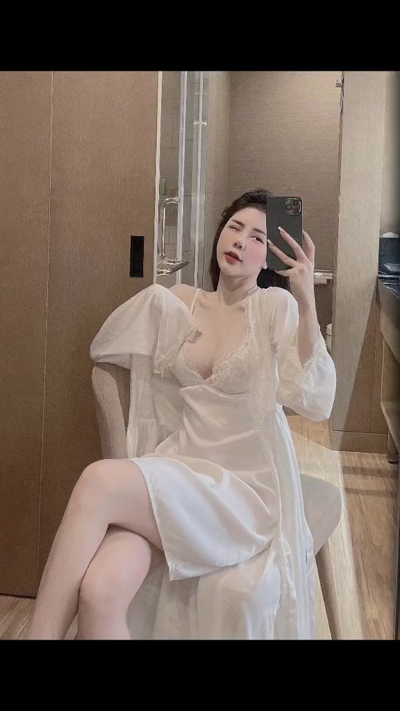 Đầm ngủ 2 dây sexy cao cấp,  lụa tơ tằm mát mẻ | BigBuy360 - bigbuy360.vn