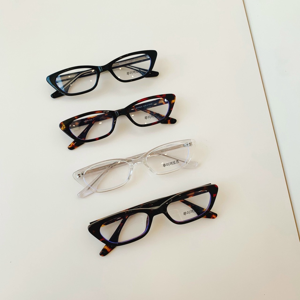 Gọng kính mắt mèo cốt kim loại cao cấp K9075