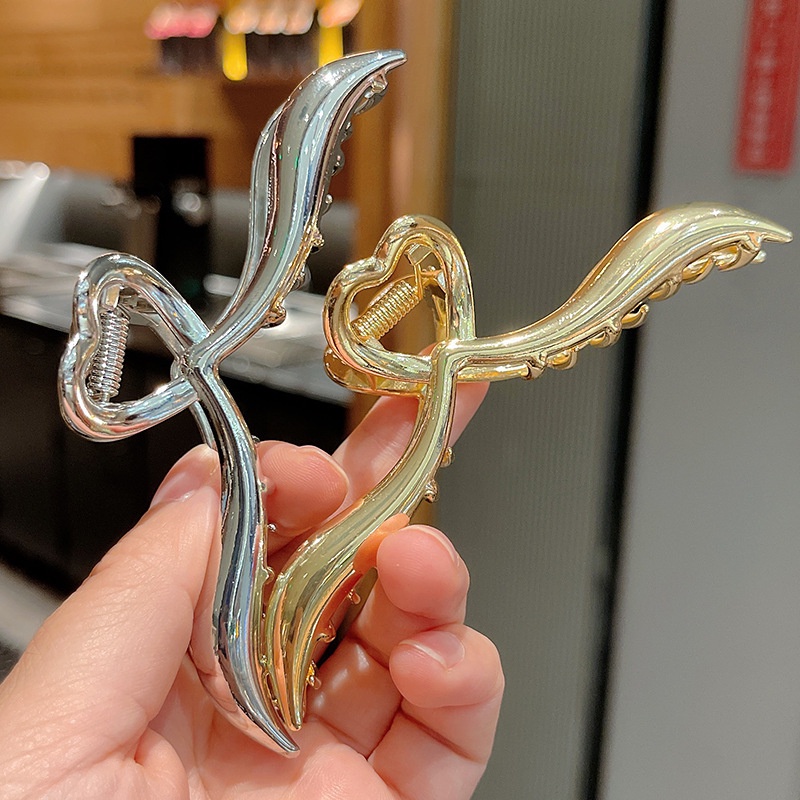 Kẹp Tóc Kim Loại Thiết Kế Đơn Giản Thời Trang Mùa Hè Cho Nữ