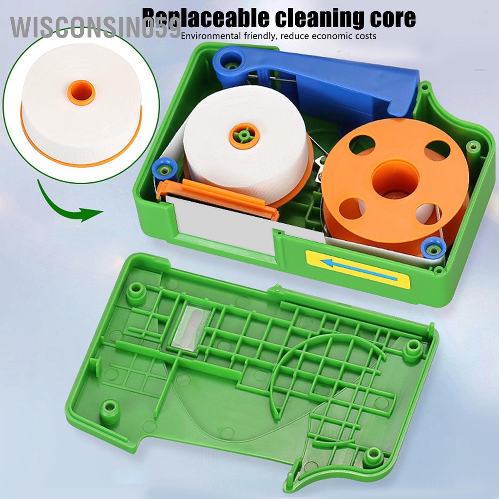 Wisconsin059 Hộp làm sạch sợi quang Hiệu quả đầu nối di động ABS cho SC FC ST LC
