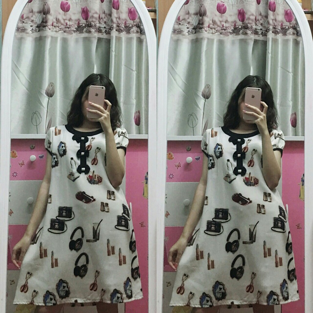 Đầm bầu thời trang công sở BBA474