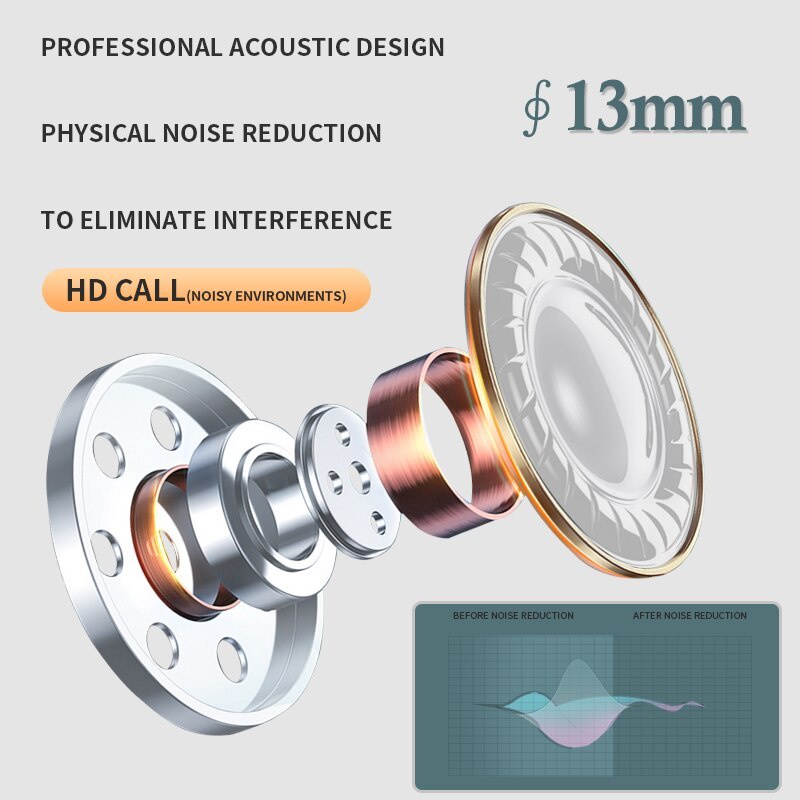 Tai nghe không dây NUOWA Pro 6 TWS kết nối Bluetooth kèm micro