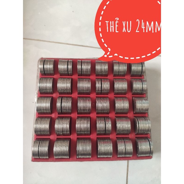 Xu thẻ game 24mm  qua sử dụng 95-99%