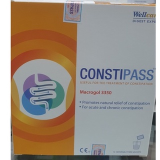 CONSTIPASS Macrogol 3350 Dạng Bột -Giảm Táo Bón ( Hộp 20 gói )