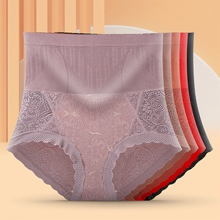 AOWEINISI Quần lót eo cao ren 40-65kg Có thể mặc