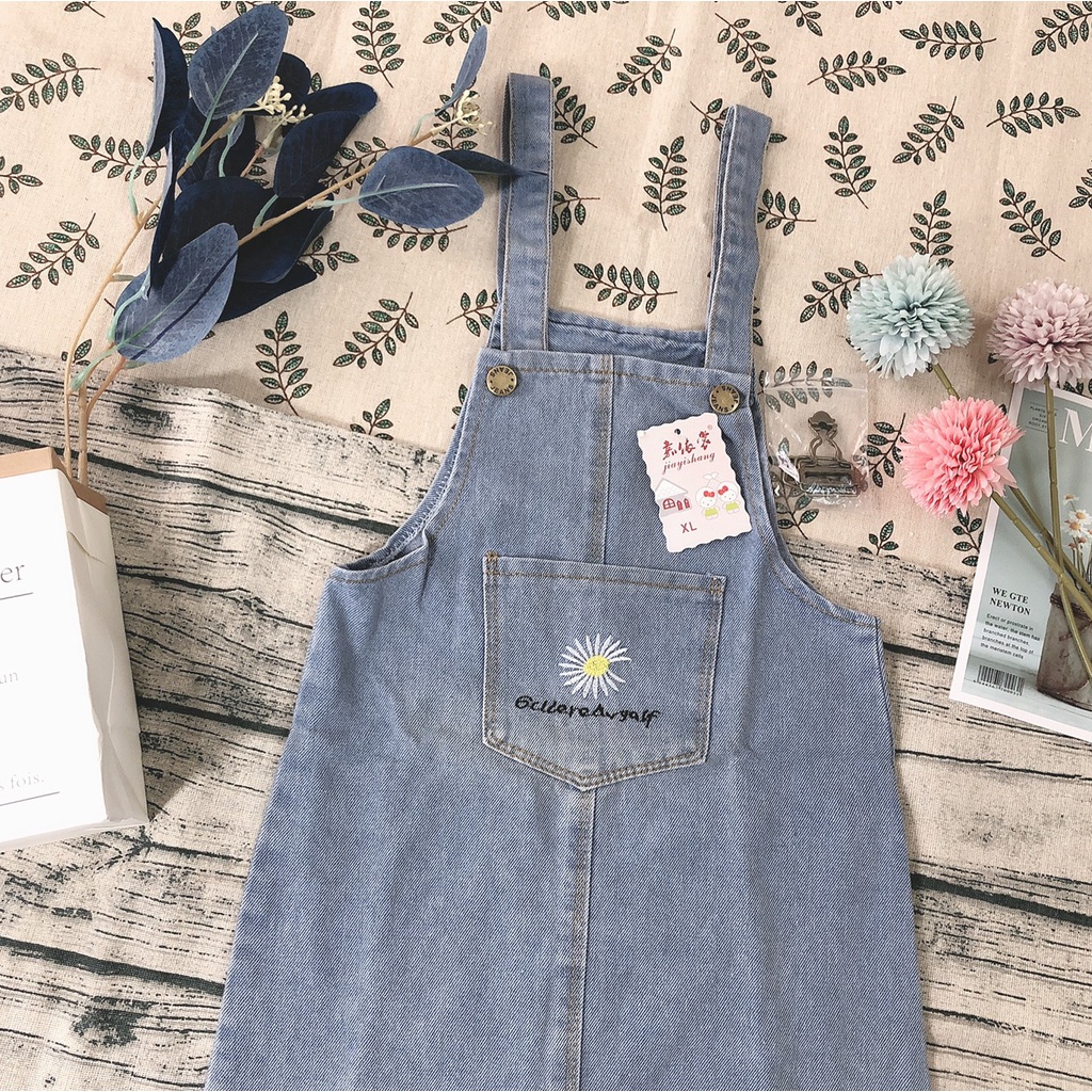 Yếm Thời Trang Hàn Quốc Dành Cho Bé Gái Mẫu Hot 2022 - Họa Tiết Thêu Xinh Cute (048)