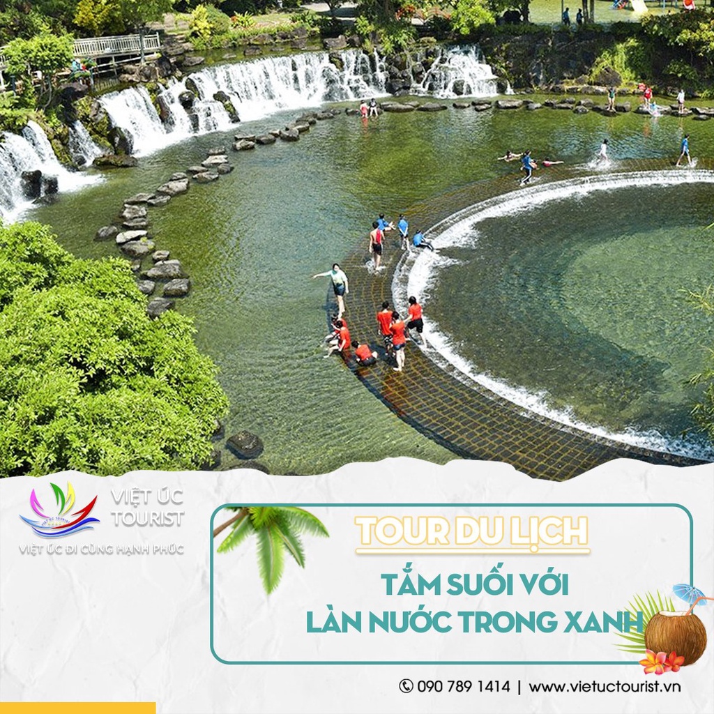 Đồng Nai [E-Voucher] Tour du lịch Suối mơ Đồng Nai - vườn ca cao Trọng Đức | Việt Úc Tourist