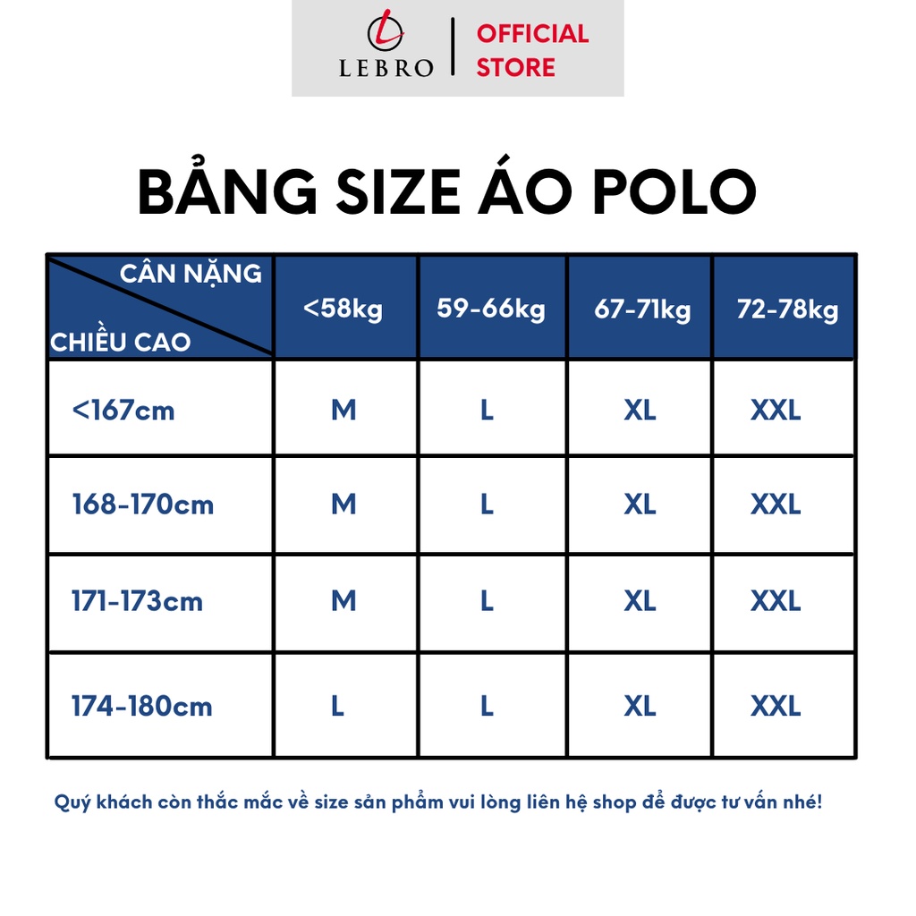 [Mã BMBAU50 giảm 7% đơn 99K] Áo Phông Nam Polo Có Cổ Ngắn Tay Vải Cá Sấu Cotton Cao Cấp LUSSO LEBRO-721B