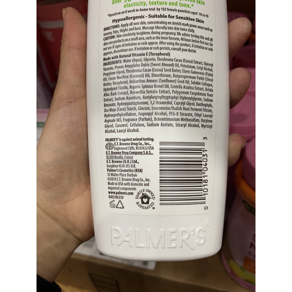 Sữa Dưỡng Chống Rạn Da PALMER'S Pregnancy Skin Care 190ml