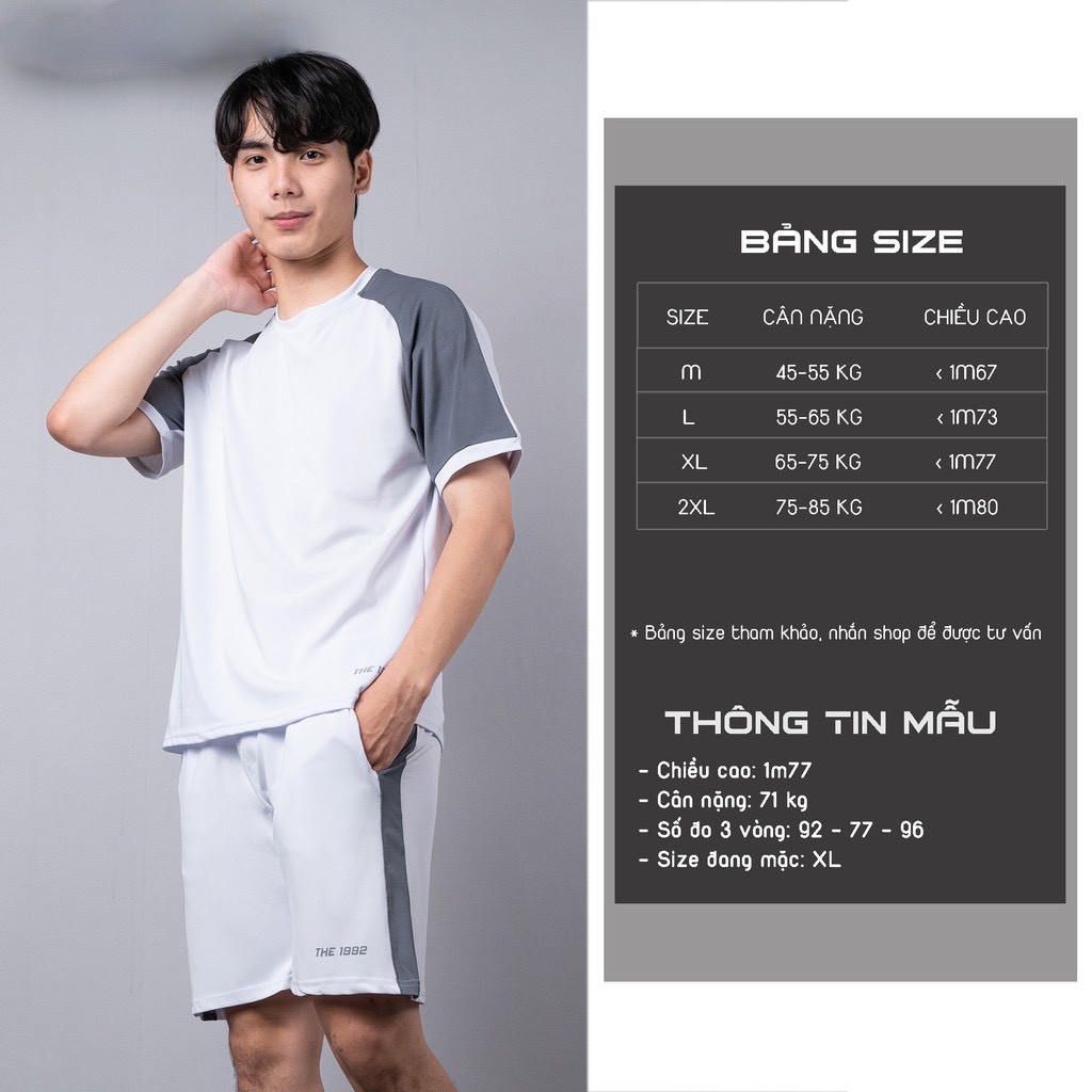 Bộ thể thao nam mùa hè -Bộ hè nam cọc tay chất liệu vải cotton mềm mịn siêu thoáng mát thấm hút mồ hôi New2 Shop | BigBuy360 - bigbuy360.vn