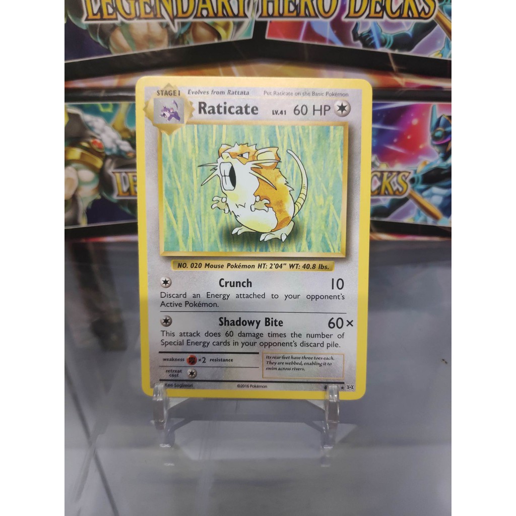 [ Dưa Hấu Yugioh ] Lá bài thẻ bài Pokemon Raticate