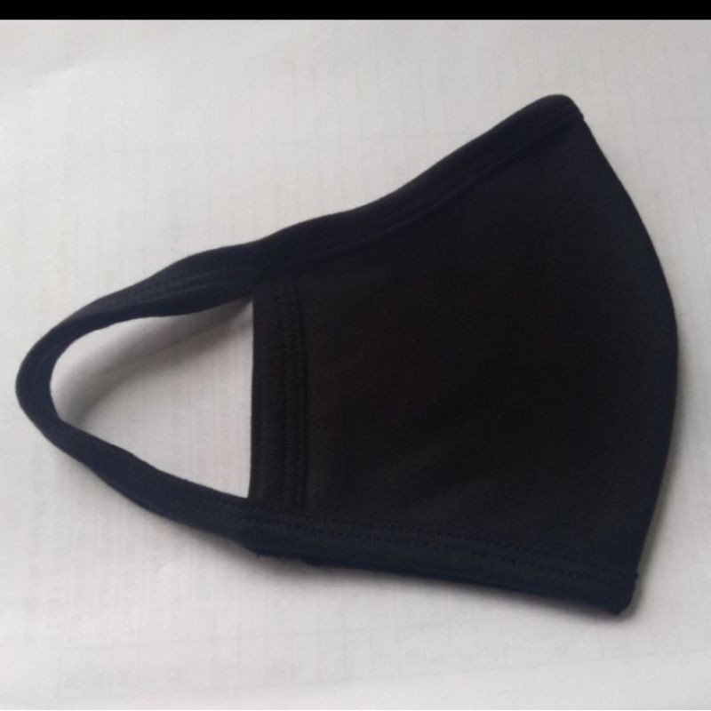 Khẩu trang vải 2 lớp 100% cotton. Tái sử dụng nhiều lần ( Màu đen, trắng, xám, xám đen, đỏ) | BigBuy360 - bigbuy360.vn