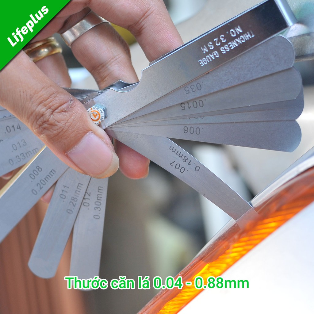 Thước lá đo khe hở 32 chi tiết 0.02-1.mm thép lò xo