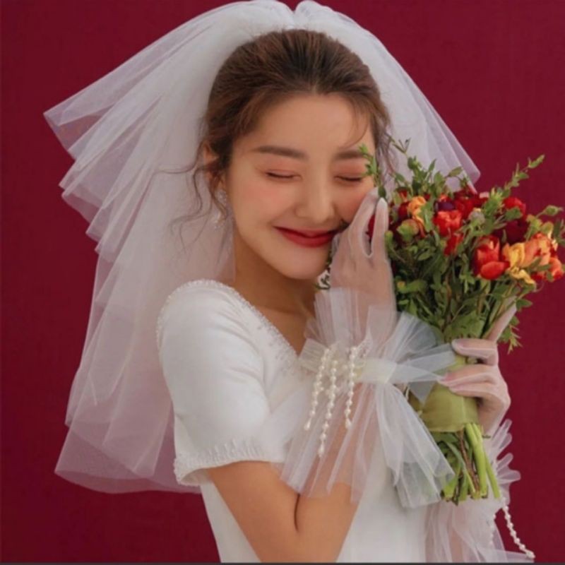 lúp von cài tóc , lúp cô dâu