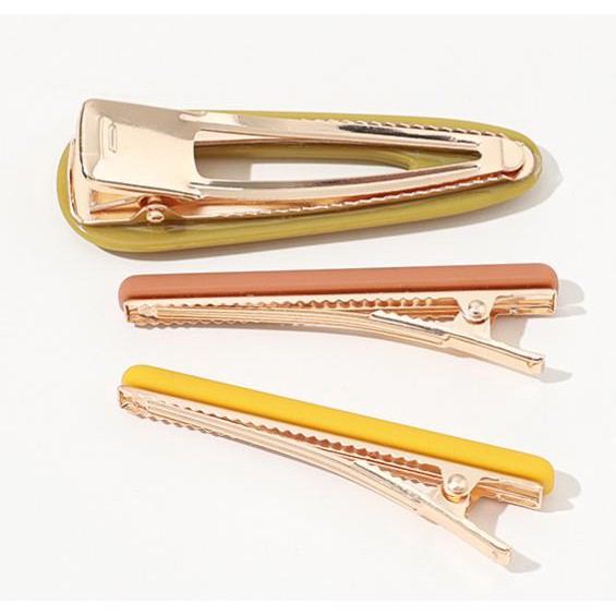 Kẹp tóc đá pastel Vintage cao cấp độc lạ