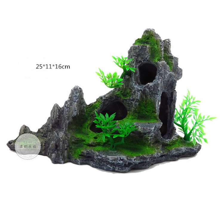 Non bộ dáng thoải có sẵn hang dùng trang trí bể thủy sinh, terrarium, DIY