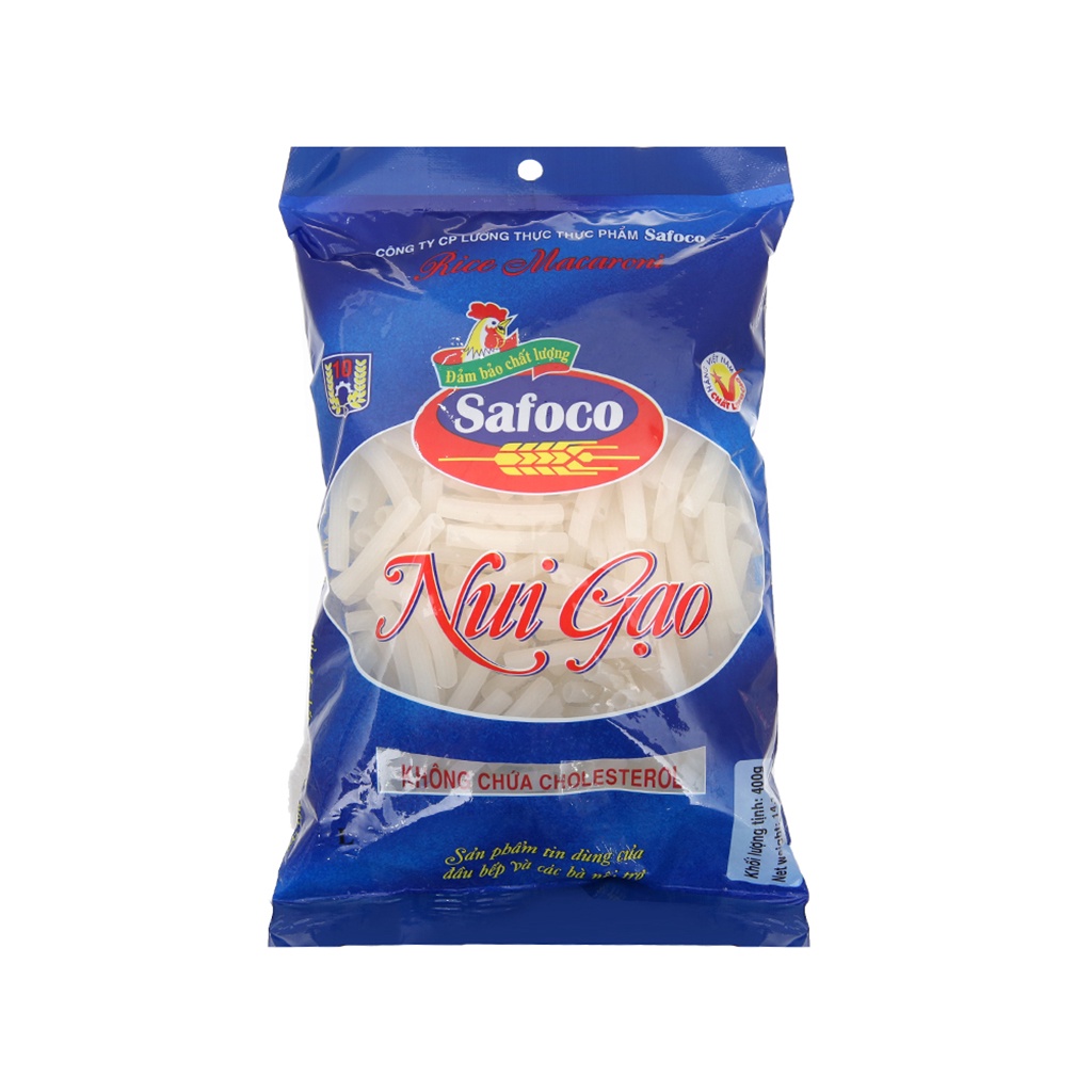 Nui gạo ống lớn Safoco gói 400g