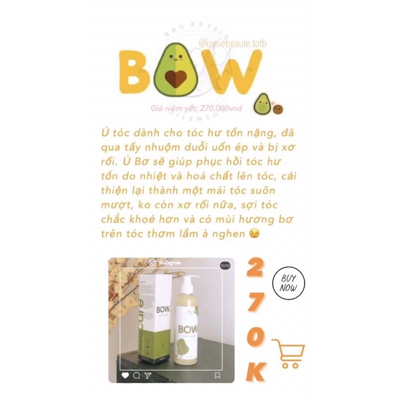 BOW Deep Repairing Hair Mask - Ủ Tóc Lá Trà Thảo Mộc ( Handmade ) | BigBuy360 - bigbuy360.vn