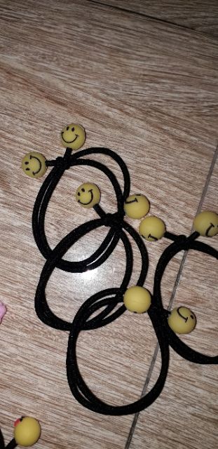 Set 4 dây cột tóc nhân vật hoạt hình bằng nhựa