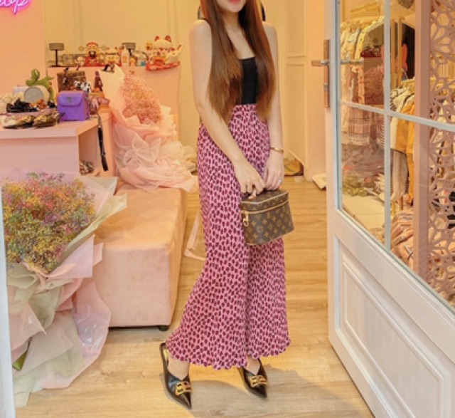 Quần dập li ống suôn