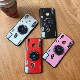 Ốp máy ảnh kèm Popsocket dành cho Iphone - Ốp Lưng cứng bóng giả kính, Viền mềm cao cấp