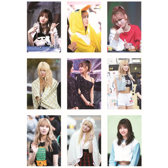Lomo card ảnh thành viên TWICE - MOMO full 63 ảnh