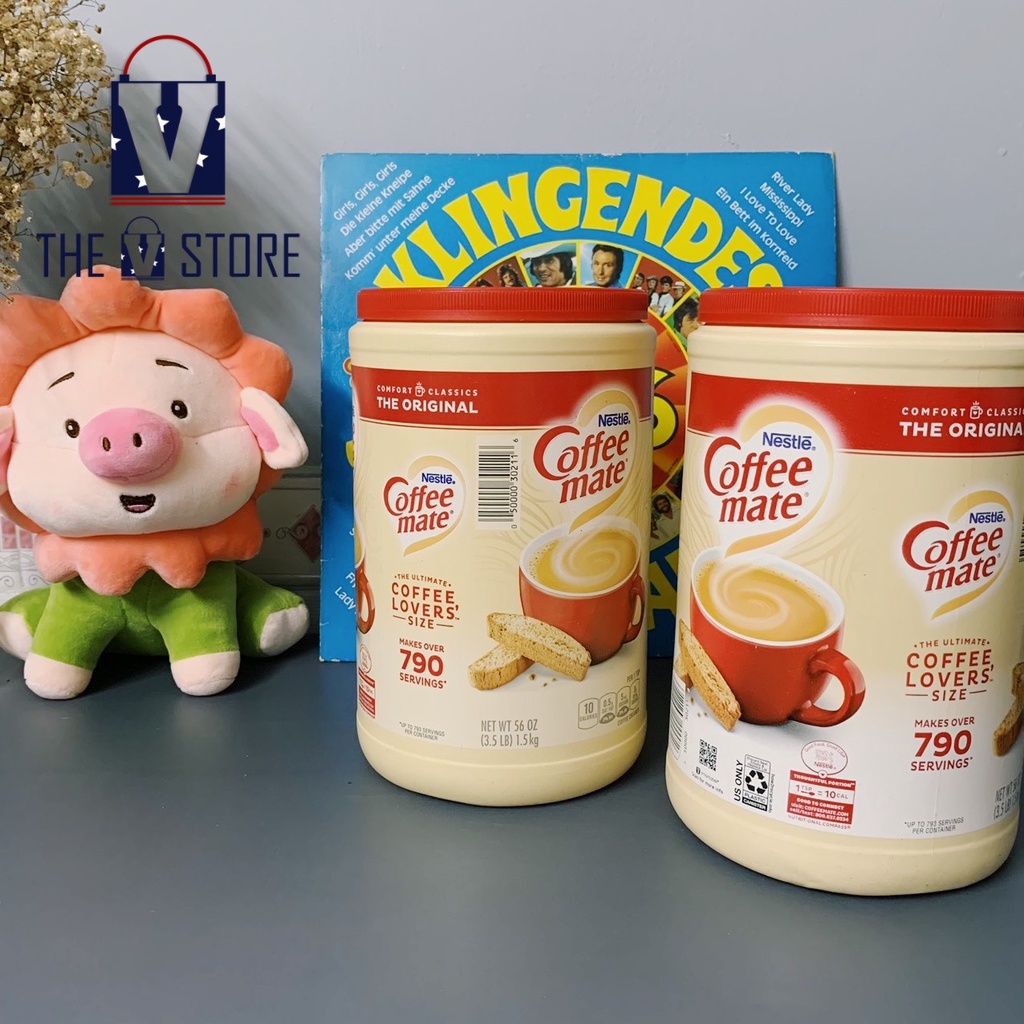Sữa bột COFFE - MATE NESTLE 1,5kg dùng để uống hoặc pha cafe - phù hợp cả với người đang ăn kiêng