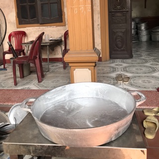 Chảo gang đúc nguyên khối size to 50 cm