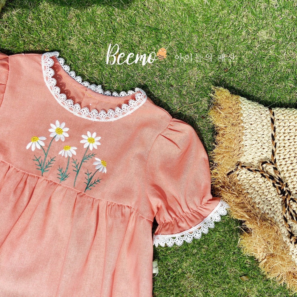 Váy Babydoll viền ren thêu hoa điệu đà