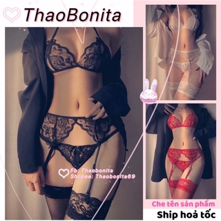 [ĐƠN 350K TẶNG MÁY MASSAGE + XẢ KHO -50%] Set đồ lót siêu sexy quyến rũ T721 Thao Bonita